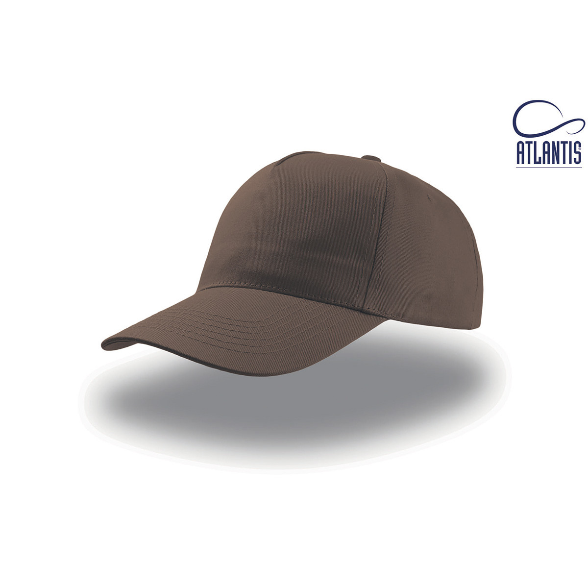 Cappello marrone con visiera