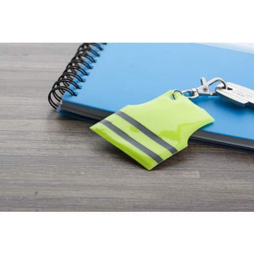 Portachiavi in pvc giallo