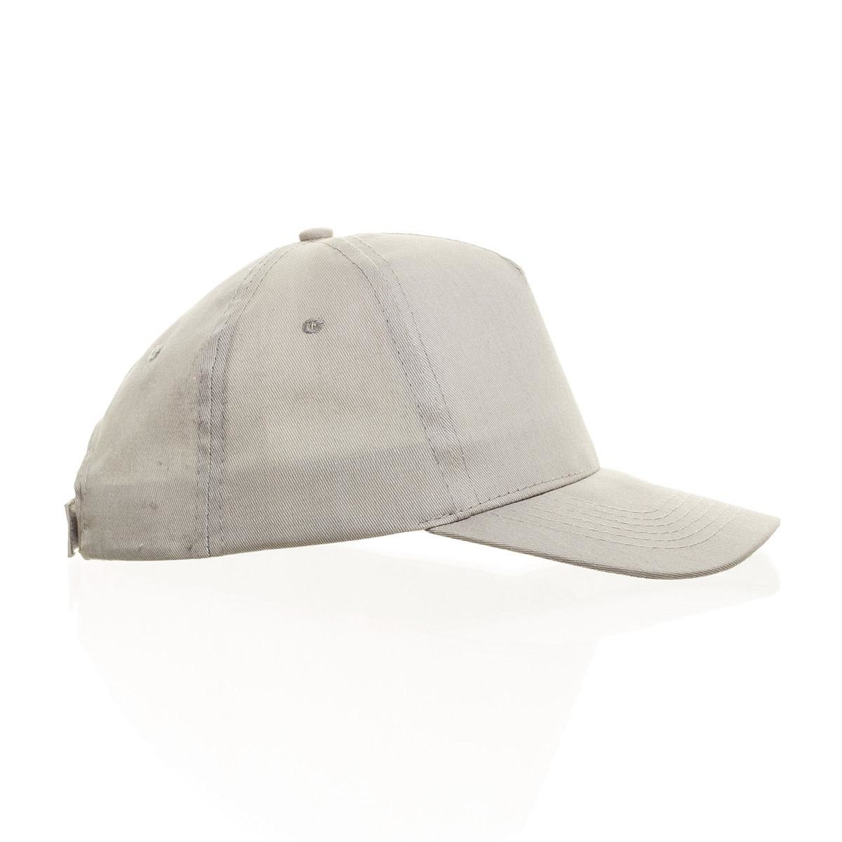 Dettaglio profilo cappello bianco con visiera