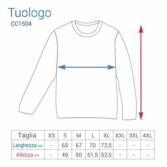 Tabella misure altezza e larghezza