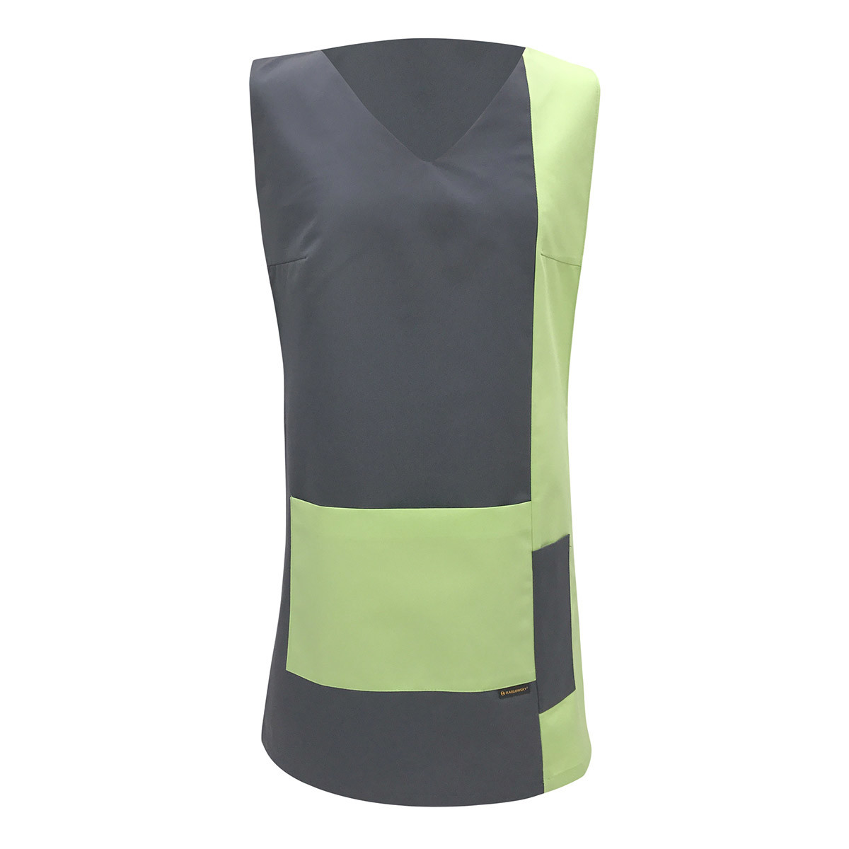 Casacca per centro benessere e parrucchiera colore apple green