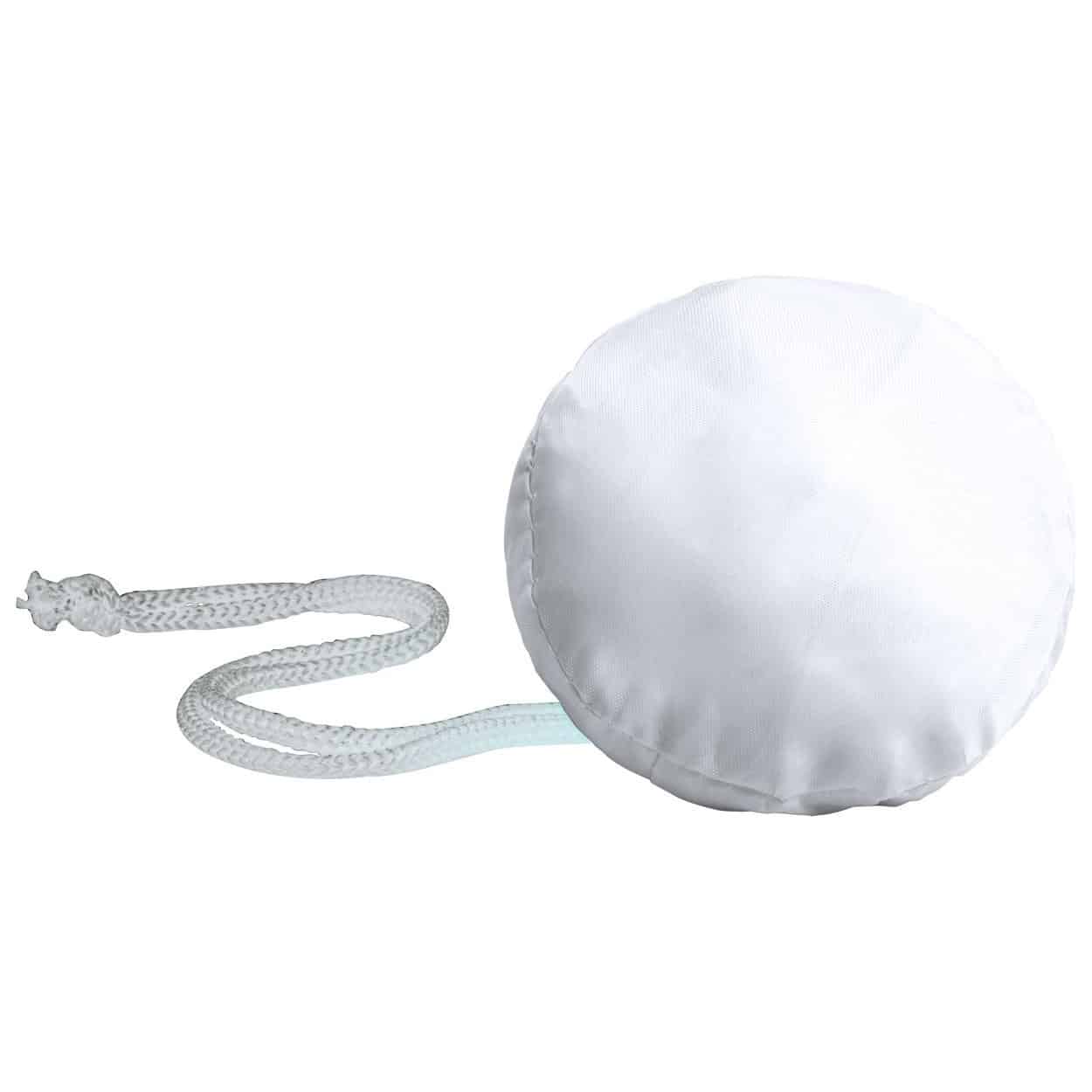 Shopper pieghevole in poliestere bianco