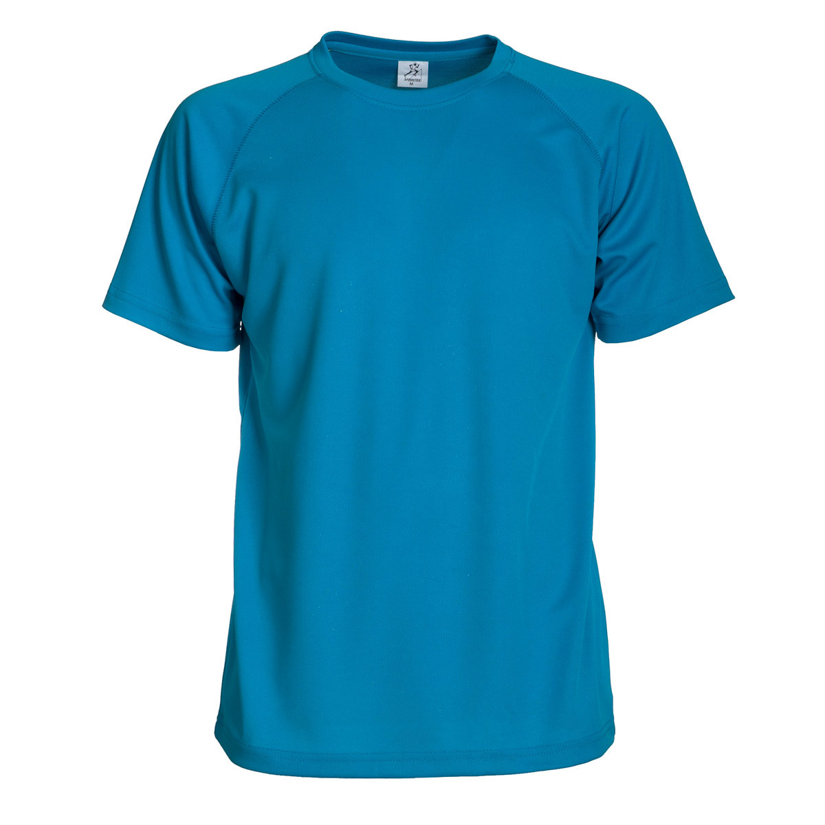 Tshirt sportiva bambino blu in tessuto traspirante