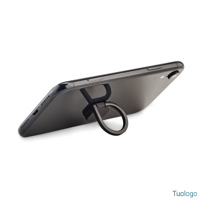 Supporto per smartphone con anello in lega di zinco opaca