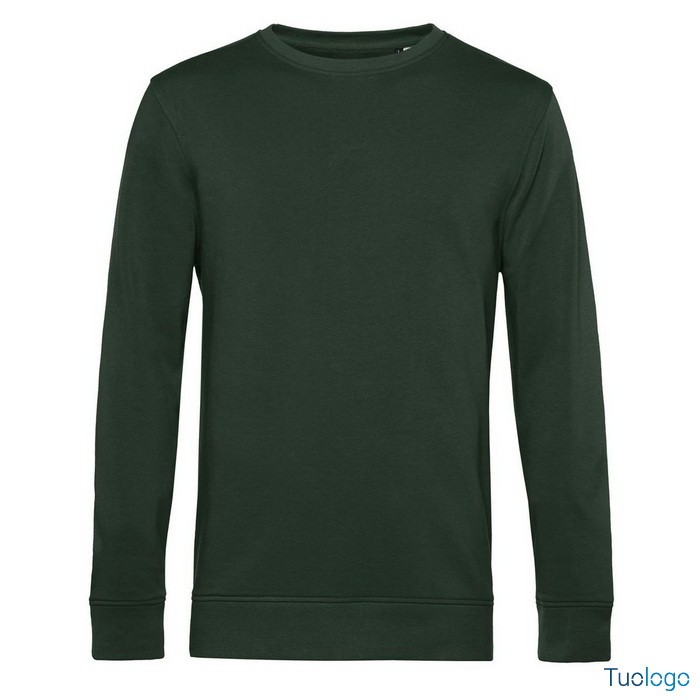 Felpa maniche lunghe nera su sfondo bianco