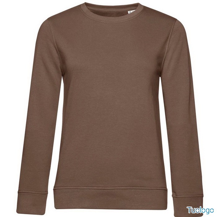 Felpa maniche lunghe marrone