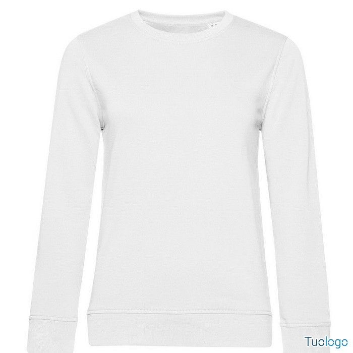 Felpa maniche lunghe bianca