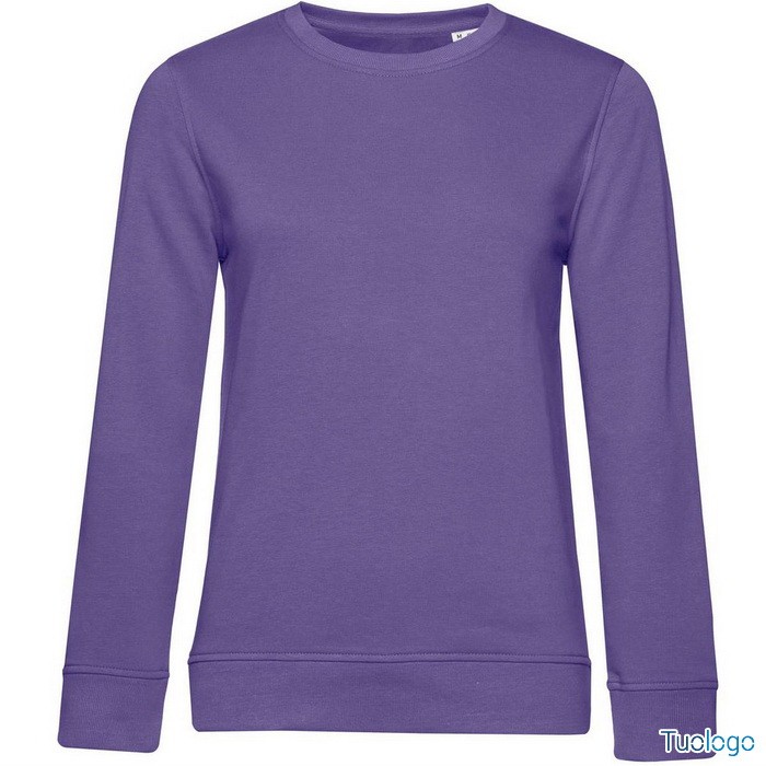 Felpa maniche lunghe viola