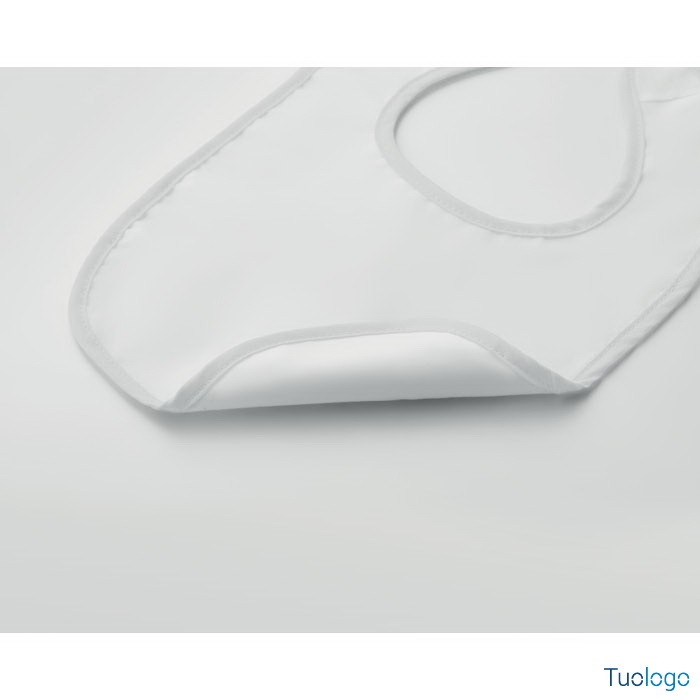 Bavaglino in cotone con rivestimento in peva