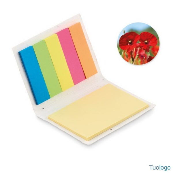 Set notes adesivi in cinque colori