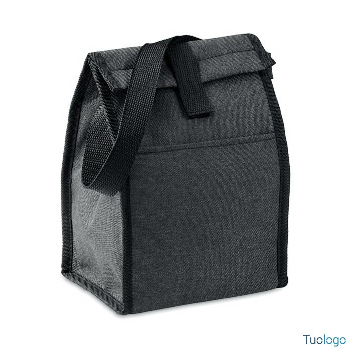Borsa Frigo Isotermica Da Viaggio Con Tracolla, Stile Casual Cuori Marrone E Giallo, Accessori Inclusi