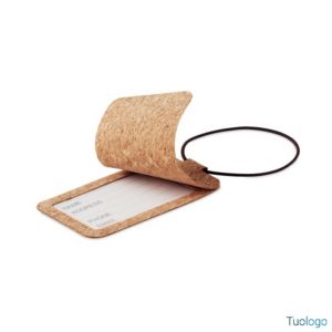 Etichetta bagaglio in sughero Luras