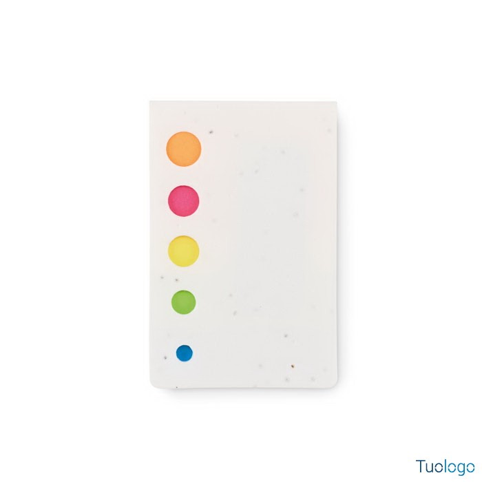 Set notes adesivi in cinque colori