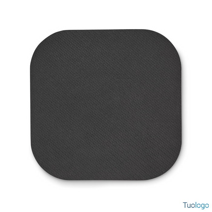 Sottobicchiere quadrato nero