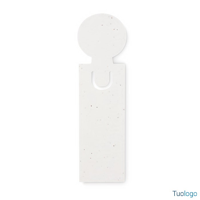 Segnalibro in carta bianca