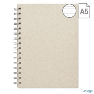 Bloc notes in carta di erba Urzulei