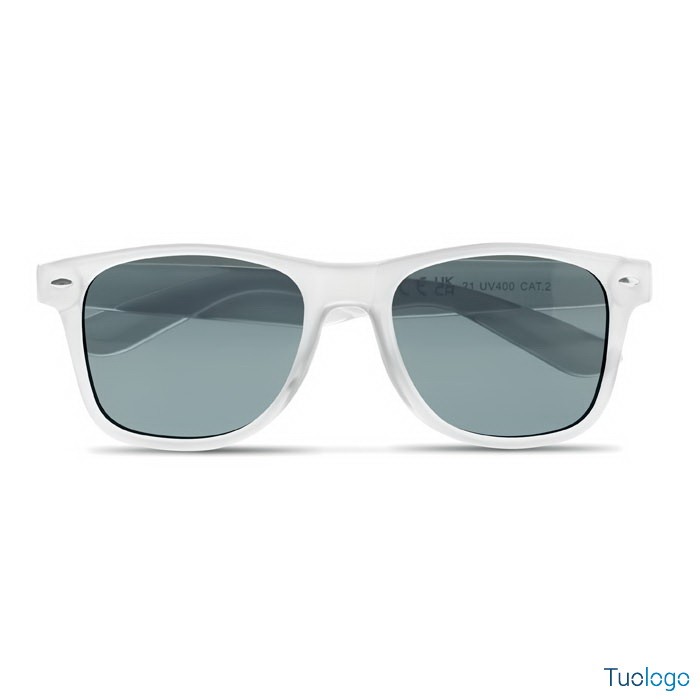 Occhiali da sole trasparenti