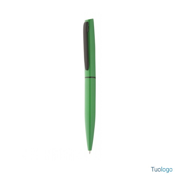 Penna a sfera in alluminio verde