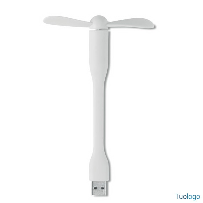 Ventilatore bianco con attacco usb