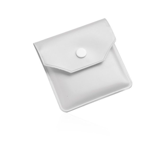 Posacenere tascabile in plastica bianca