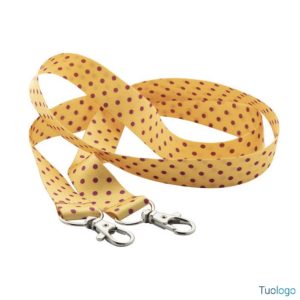 Laccetto portabadge DoubleDuo RPET