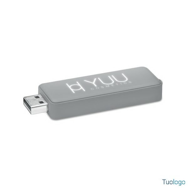 Chiavetta usb con logo illuminato