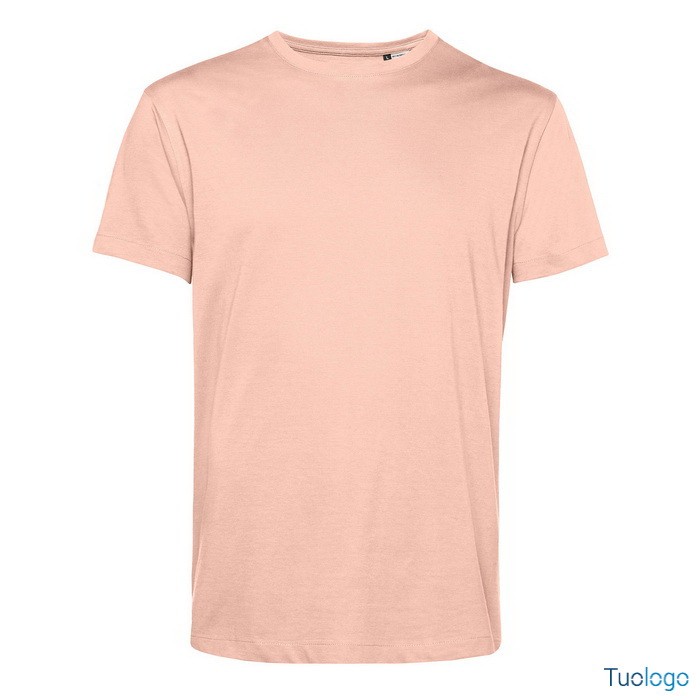 Tshirt maniche corte vaniglia su sfondo bianco