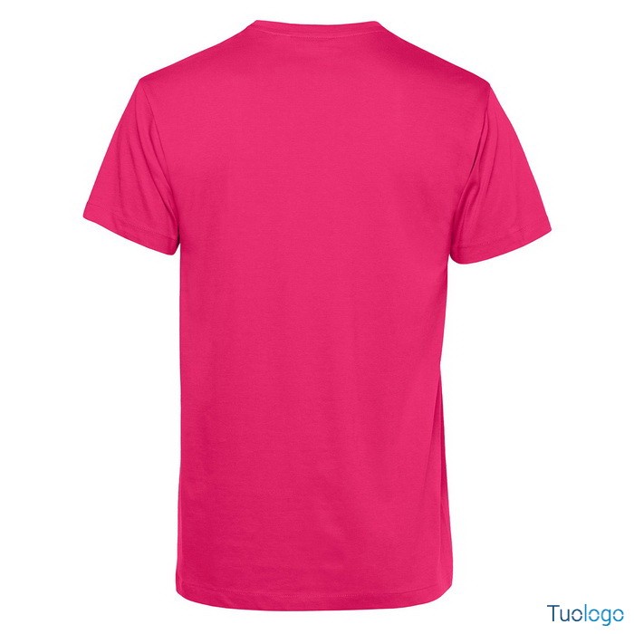 Retro tshirt maniche corte rosa su sfondo bianco