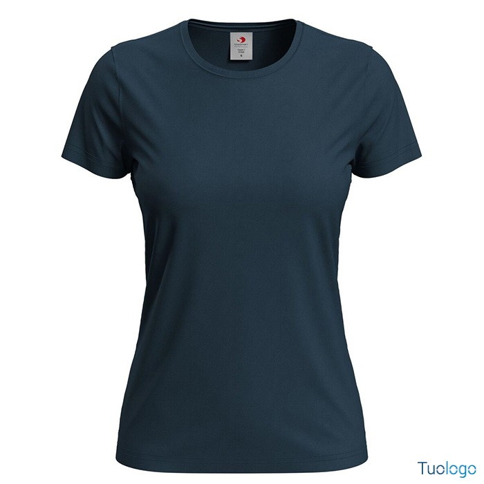 Tshirt da donna manica corta rossa 100% cotone