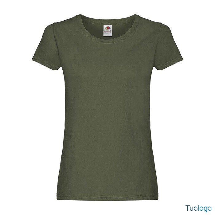 Tshirt da donna bianca manica corta in cotone