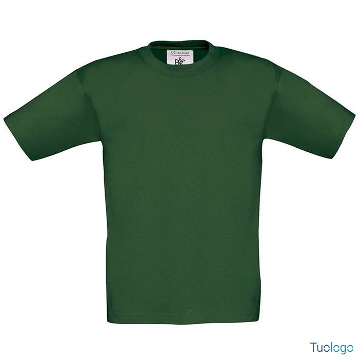 Tshirt bambino in cotone manica corta grigia