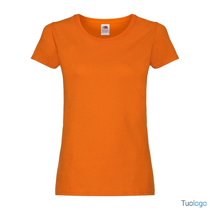 Tshirt da donna verde manica corta in cotone