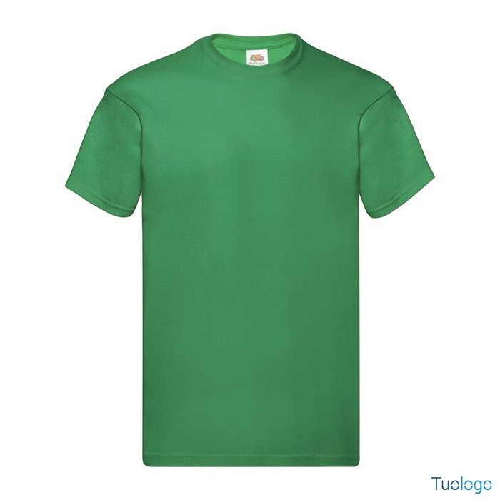 Tshirt in cotone manica corta e girocollo di colore blu