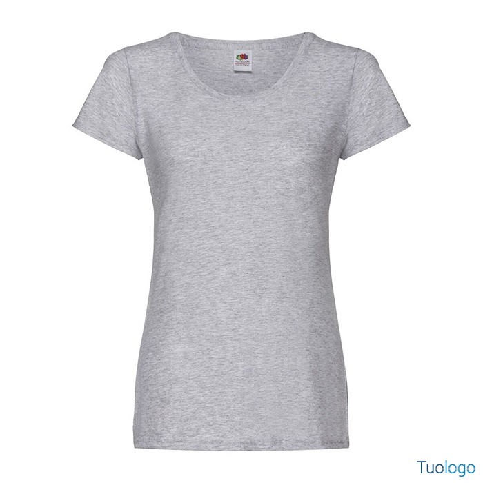 Tshirt da donna blu scura manica corta in cotone