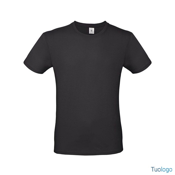 Tshirt uomo nero girocollo manica corta