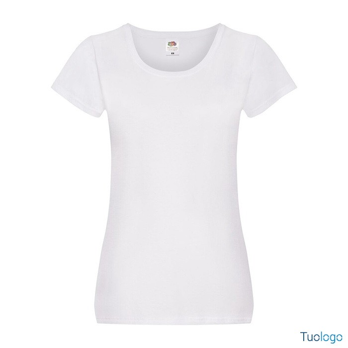 Tshirt da donna rosa manica corta in cotone