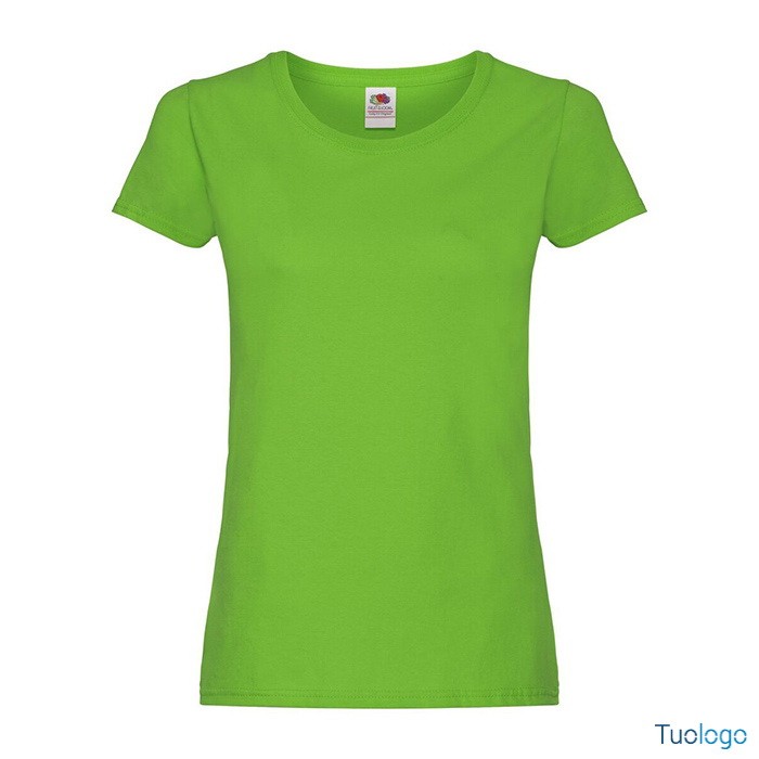 Tshirt da donna fucsia manica corta in cotone