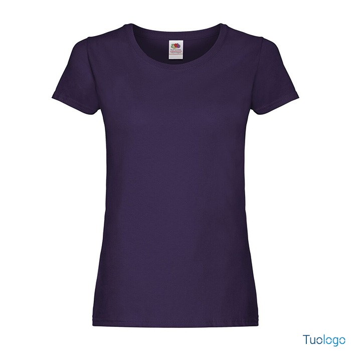 Tshirt da donna arancione manica corta in cotone