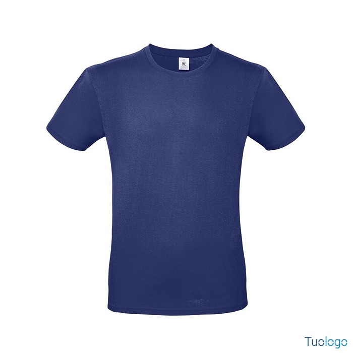 Tshirt uomo blu royal maniche corte