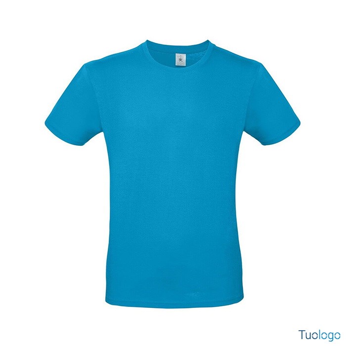 Tshirt uomo blu royal maniche corte