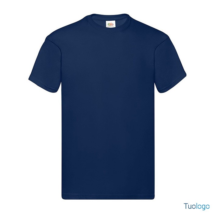 Tshirt in cotone manica corta e girocollo di colore giallo sole