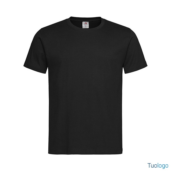 Tshirt da uomo blu manica corta 100% cotone