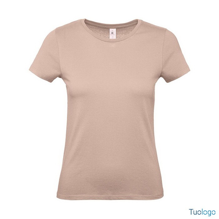 Tshirt donna maniche corte arancione chiaro