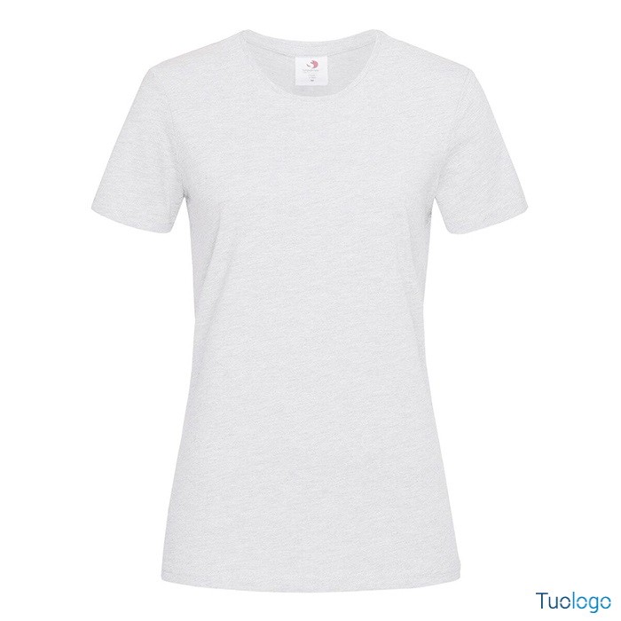 Tshirt da donna manica corta magenta 100% cotone