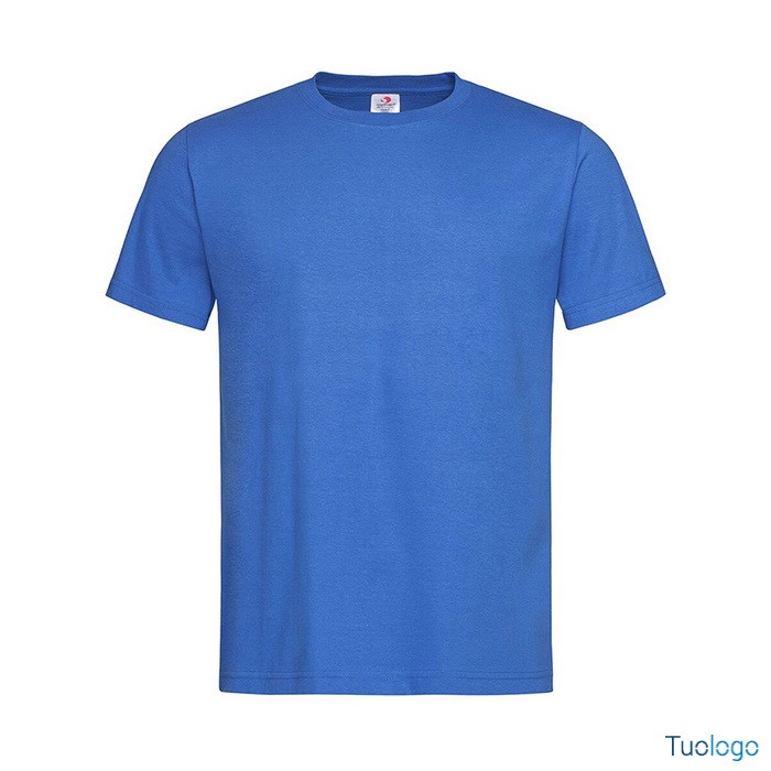 Tshirt da uomo verde manica corta 100% cotone