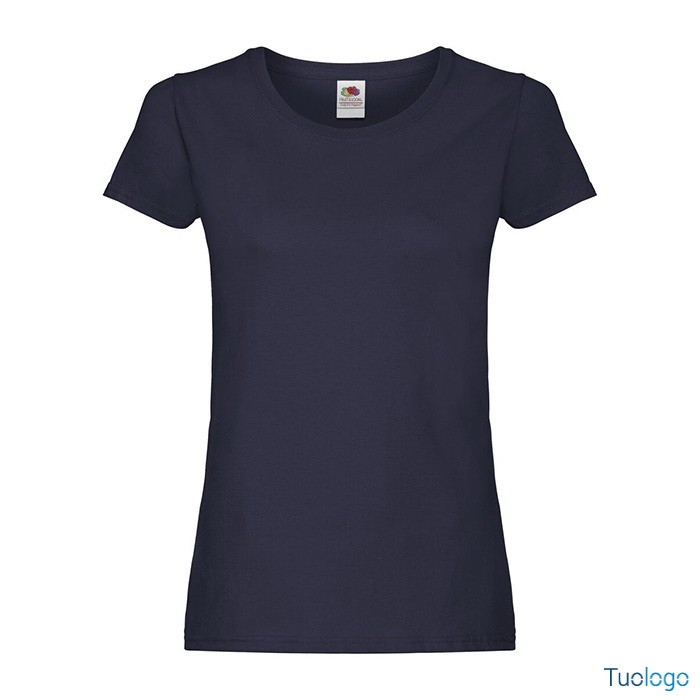 Tshirt da donna gialla manica corta in cotone