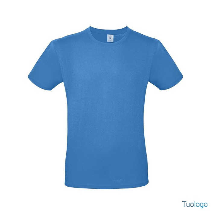 Tshirt uomo azzurro girocollo manica corta
