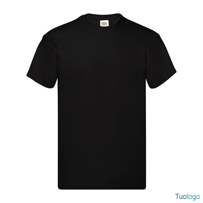 Tshirt in cotone manica corta e girocollo di colore verde bottiglia