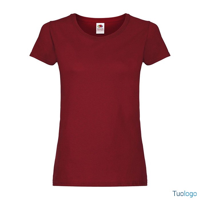 Tshirt da donna nera manica corta in cotone