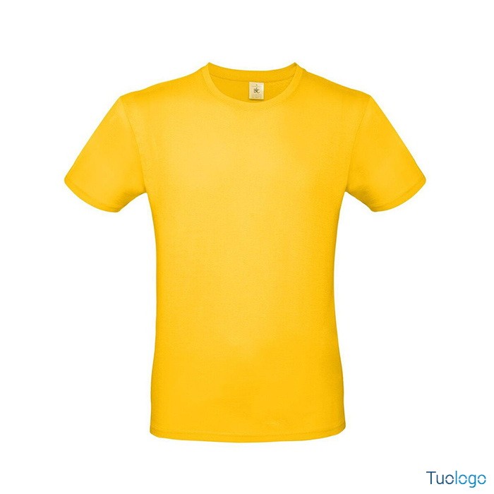Tshirt uomo gialla maniche corte